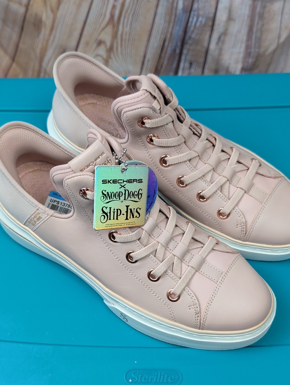 Skechers x Snoop Dogg Women's Slip-Ins Low Top Sneakers - Blush Size 10 New